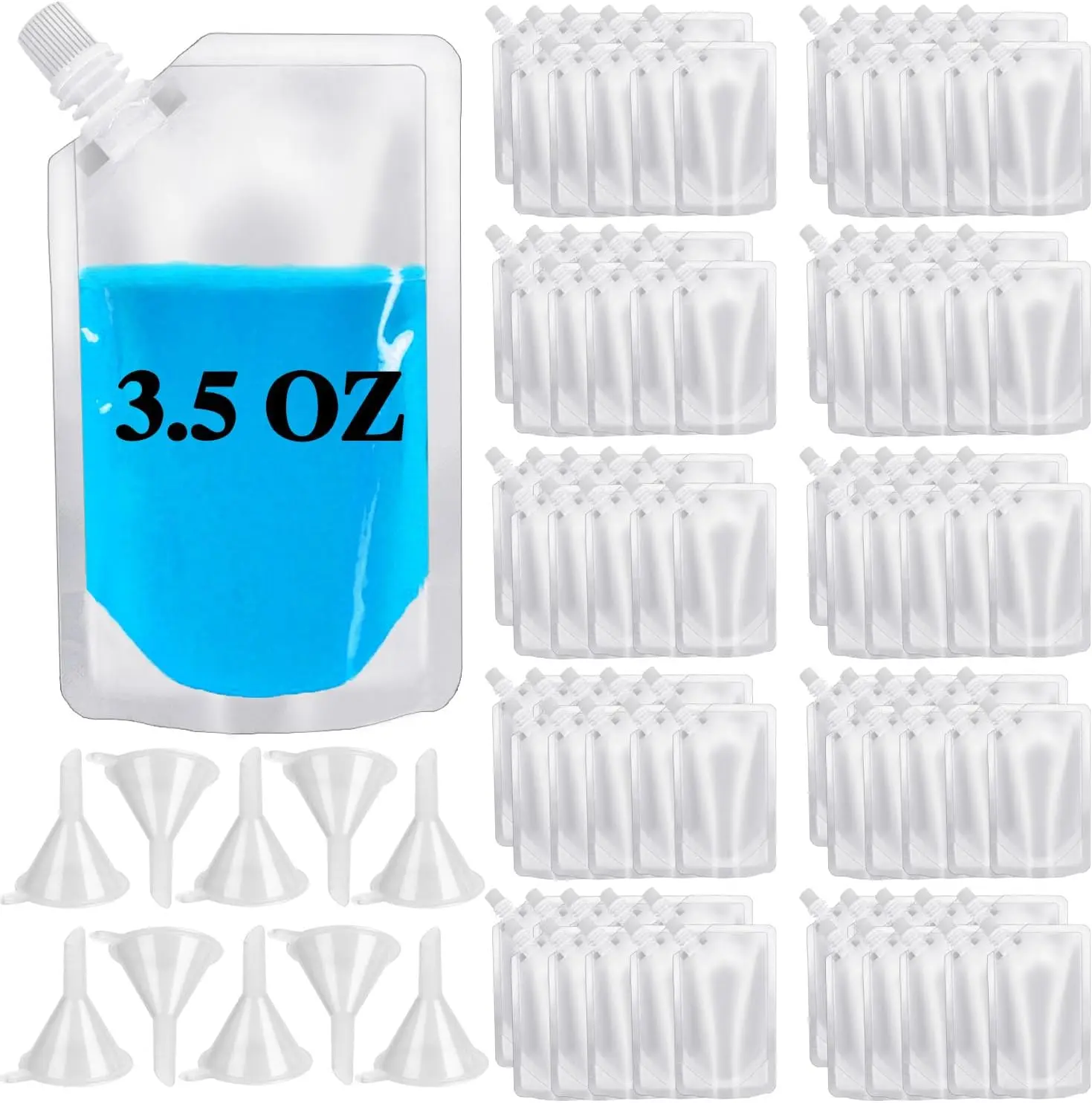 100 Pcs Reusable 3.…