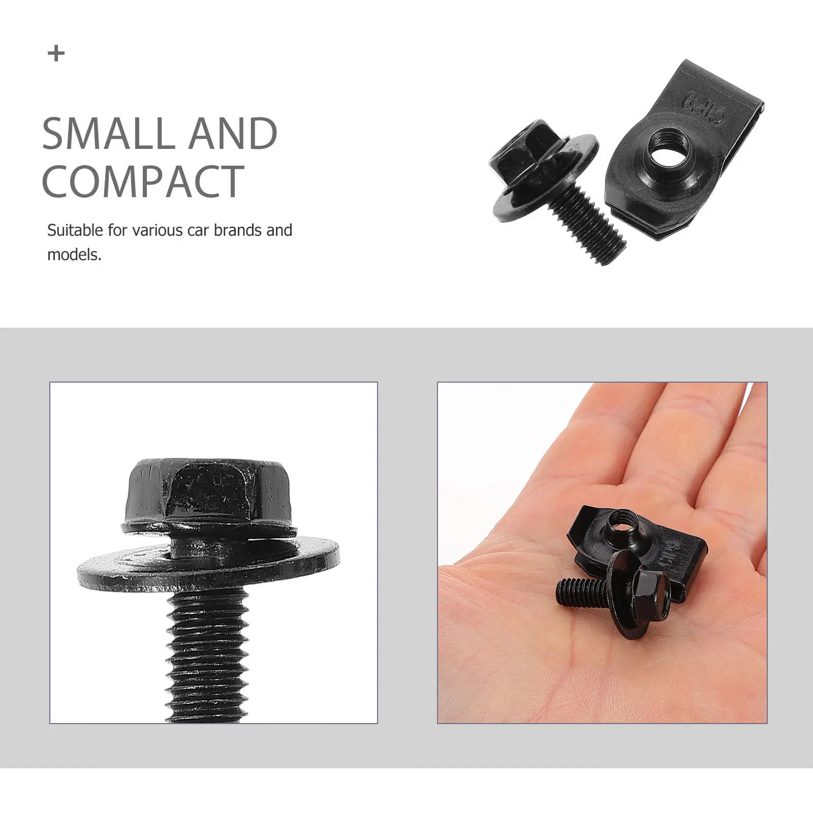 10Pairs Car Protection Retainer Clips Reinforcement Bumper Mudguard Liner Bolts Fasteners Automotive Body Parts Kit