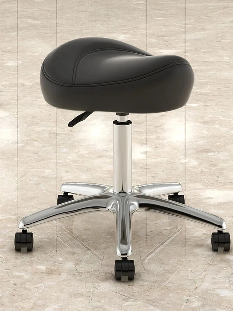 Beauty Salon Saddle Chair Furniture Barber Lifting Rotating Chair Tattood Manicure Chairs Barber Shop Hairdressing Bench Stools