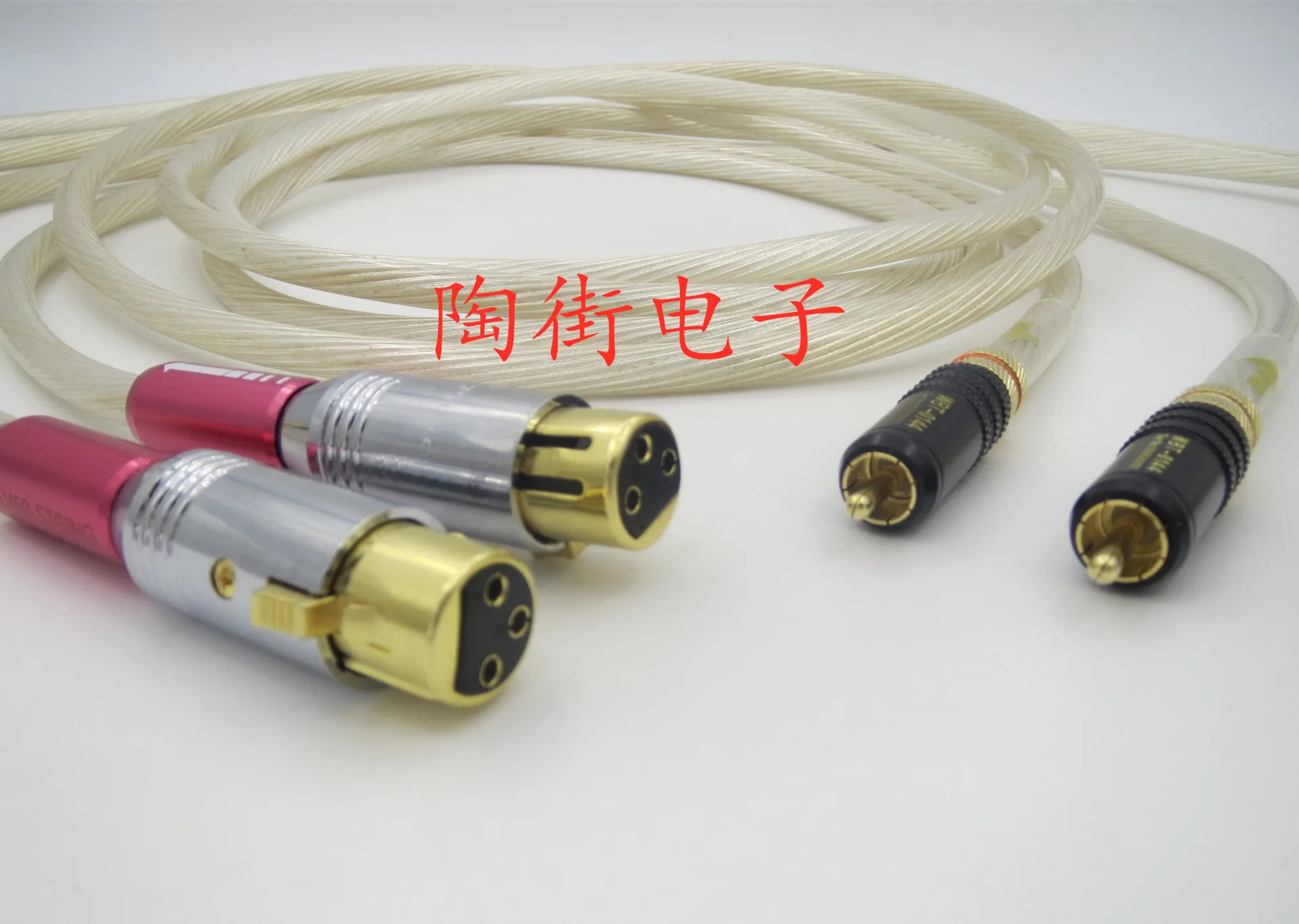 

5NOCC Silver Plated Lotus To Balance Audio Cable RCA To XLR XLR Conversion Cable To Balance