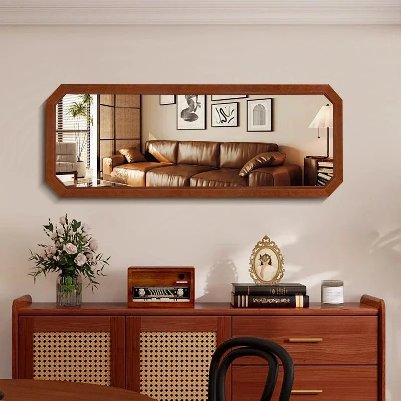 

Nordic Living Room Mirror Decoration Wall Modern Art Mirror Hanging Aesthetic Funky Luxury Square Garden Spiegels Home Products