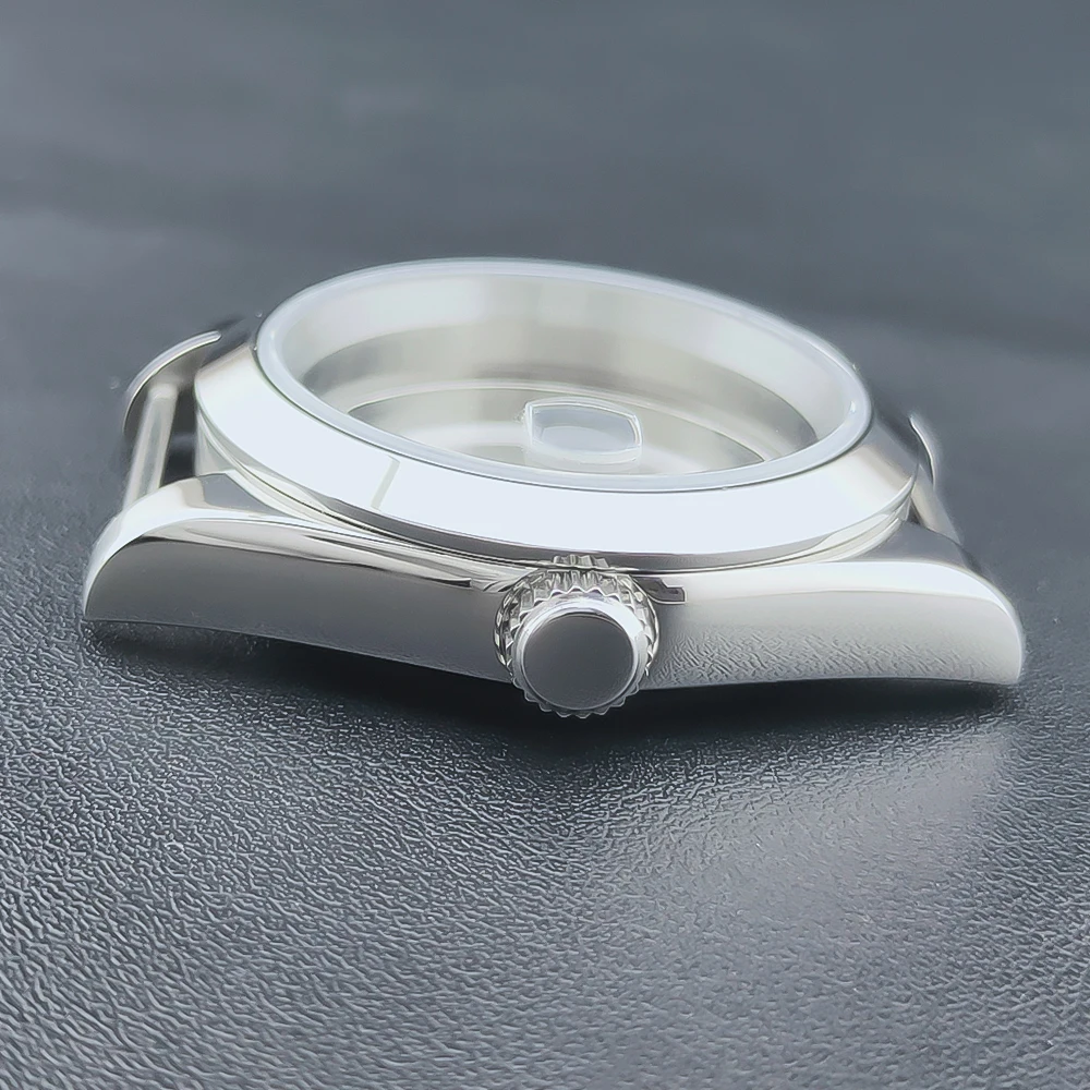 BOTIONI 36 مللي متر/39 مللي متر ساعة فضية حافظة الياقوت صالح NH35 حركة NH36 NH34 حركة شطبة حافة نوعية جيدة 316L الفولاذ المقاوم للصدأ