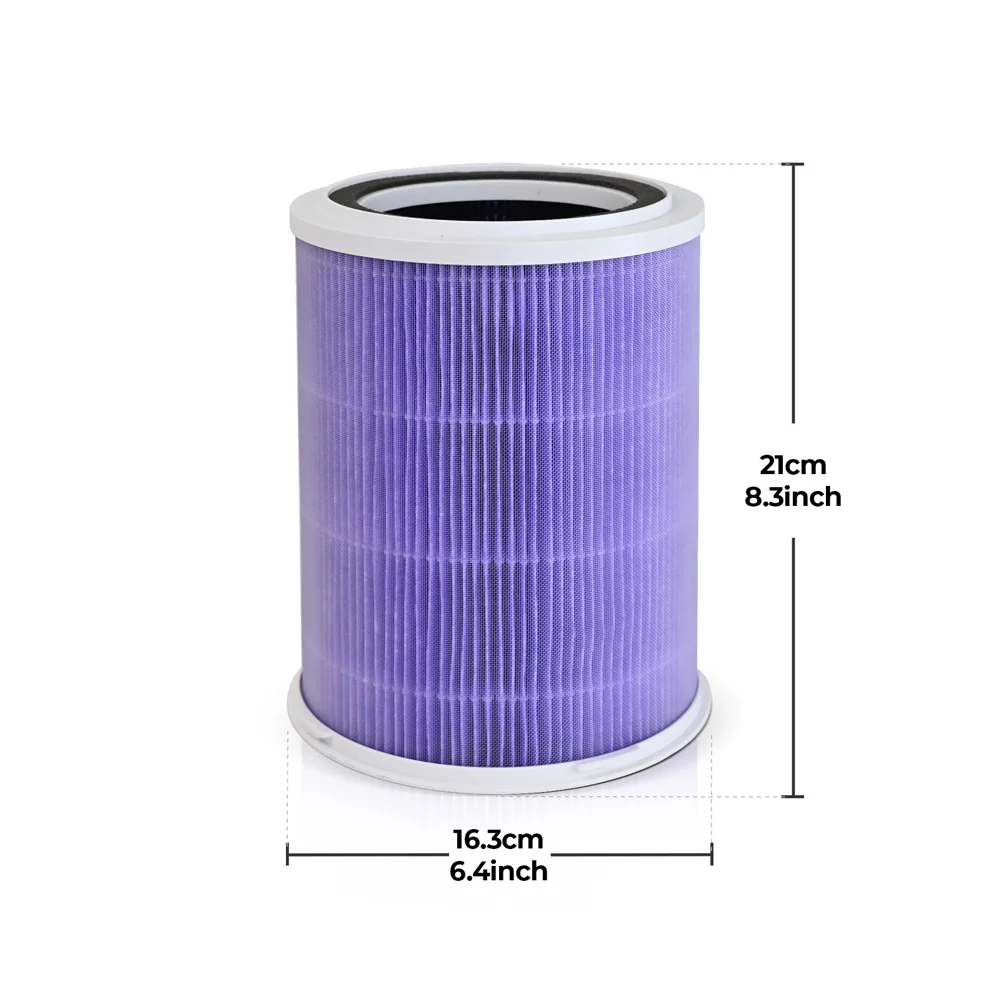Luft reiniger mit Luftbe feuchter kombination für Heim allergien und Heimtier haare, Raucher im Schlafzimmer, h13 True Hepa Filter,2-in-1 – Detail 12