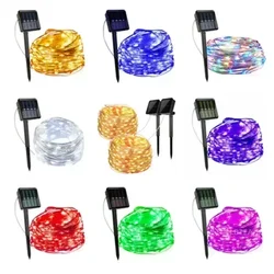 7M/12M/22/32M Solar Led Fairy Light Outdoor Festoon Led Waterproof Garland String Lights Christmas Party Garden Solar Lamp Decor