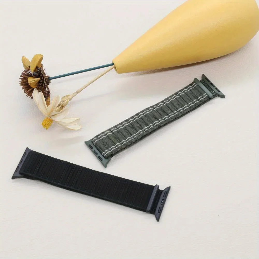 Nylonowy pasek do Apple Watch Series 10 9 8 7 6 5 4SE Ultra Wave Bransoletka do iWatch Band 46 mm 42 mm 38 mm 49 mm 41 mm 45 mm 40 mm 44 mm