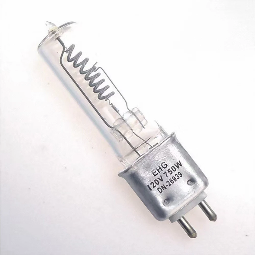 HoneyFly EHG Stage Halogen Light Bulb G9.5 120V 750W 3000K 15000LM Aluminum Holder Capsule Clear for 54512 Altman Stage Lighting