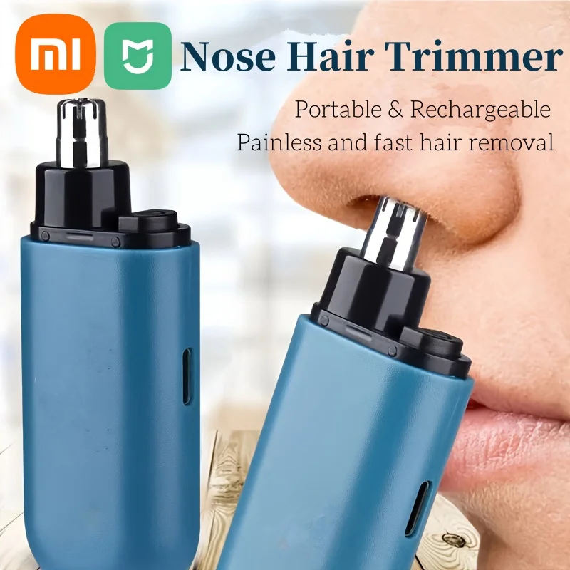 Xiaomi Electric Nose Hair Trimmer Rechargeable Trimmer Electric Nose Hair Trimmer Cleaning Unisex Shaver Painless Shaving