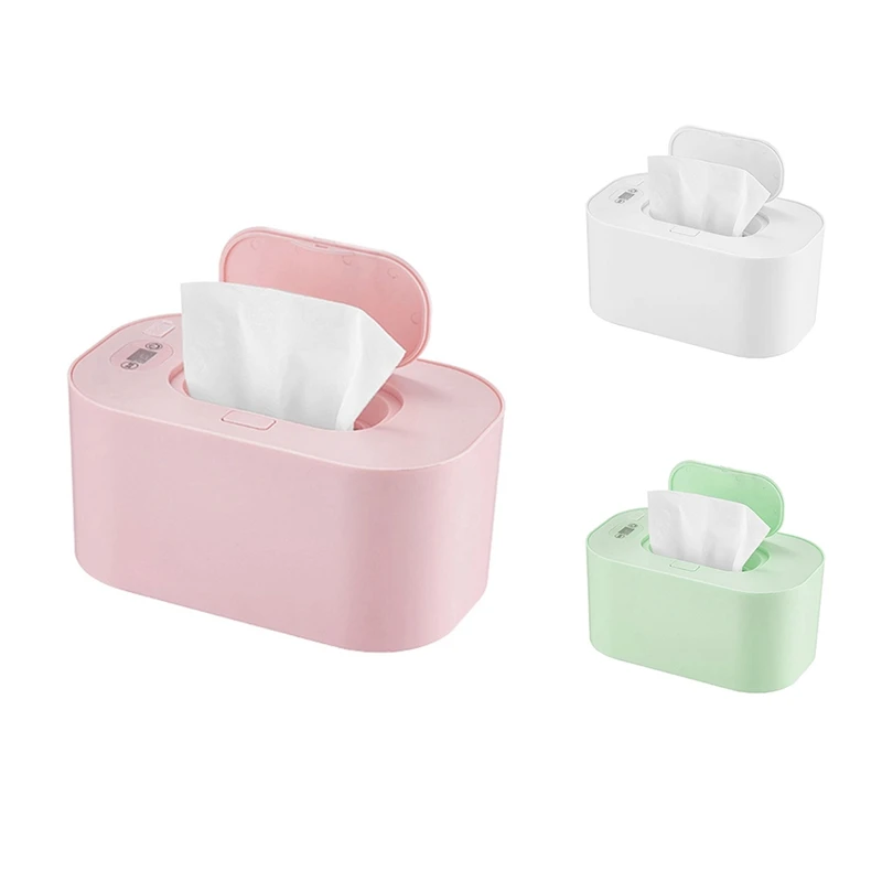 Boîte chauffante pour lingettes pour bébé, mini étui chauffant pour lingettes, support chauffant, distributeur de serviettes, utilisation domestique et automobile, nouveau