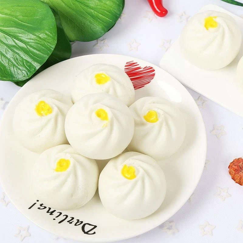 

Artificial Steamed Stuffed Bun10pcs/set Simulation Display Props 15UB