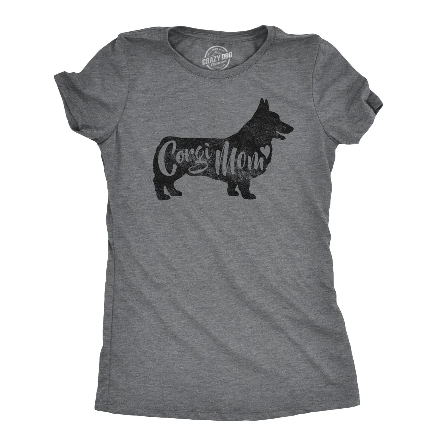 Funny Corgi Dog Mom T Shirt Cute Owner Women S Under 20 Fitted Girls Quote Mum Present