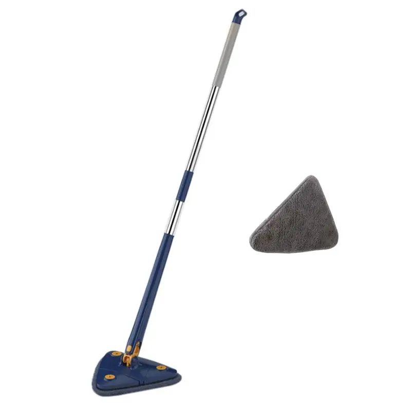 ABJI-Telescopic Cleaning Mop Rotatable Microfiber Mop 360 Twist Squeeze Quick Dry Mops Home Cleaning Tools