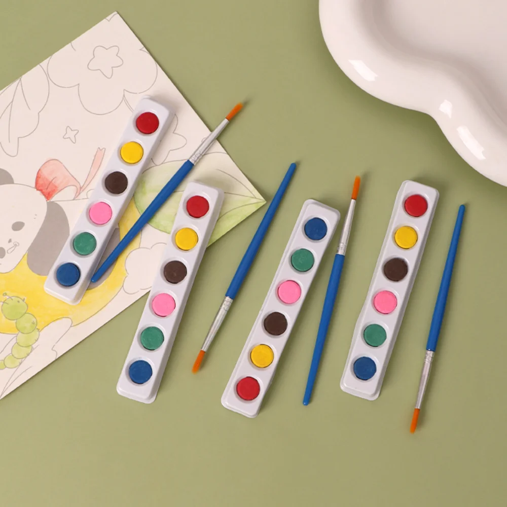 Children'S Watercolor Set Transparent Watercolor Paint Set Watercolor Travel Kit Portable Art Paint Set For Home Children Studio