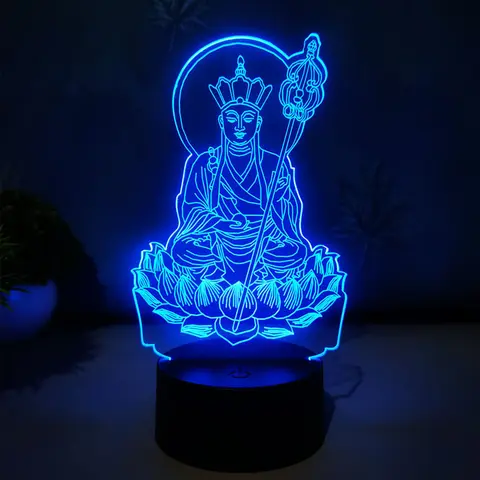 3D LED लाइट बेस 7/16 रंग ऐक्रेलिक लैंप डिस्प्ले स्टैंड रिमोट कंट्रोल/टच एनीमे लैंप होल्डर ऐक्रेलिक लाइट बोर्ड बेस के साथ 6 best sales एलईडी लाइट बेस - №3