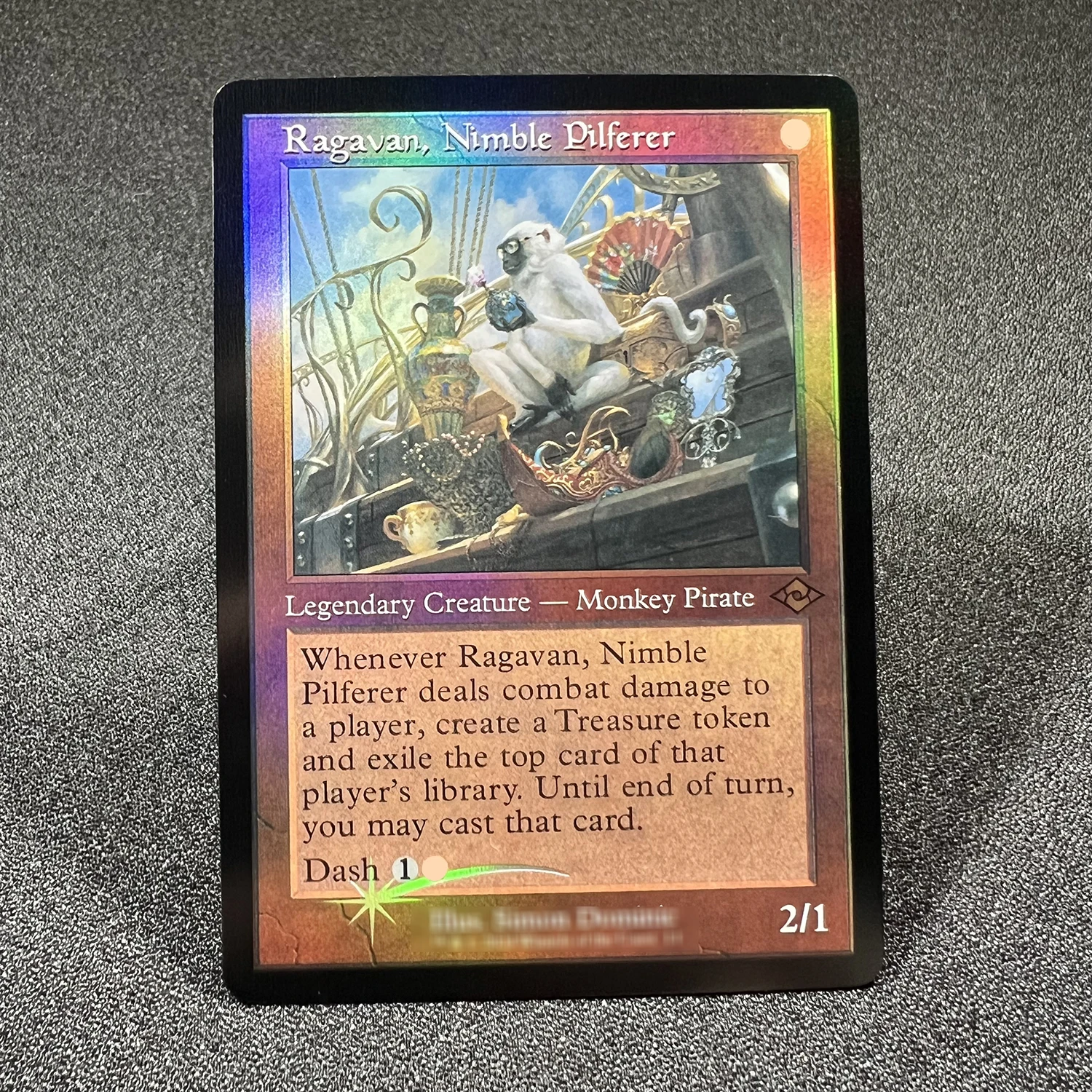 FOIL Esper Sentinel Ragavan, Nimble Pilferer Subtlety H2R Ulamog, the Defiler Modern Horizons 3 Board Game Custom English Card