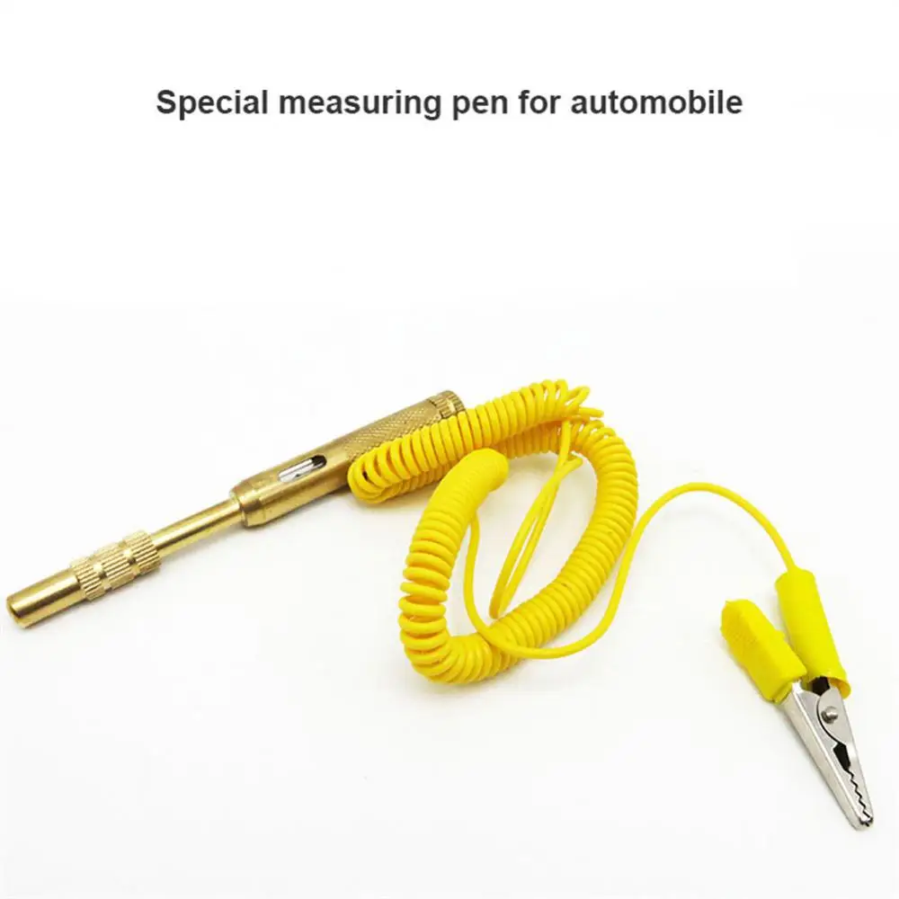 Car Electrical Circuit Test Pen Copper Comfortable And Safe Easy To Carry And Use Accurate No Heat Car Accessories Dc 6v-12v-24v