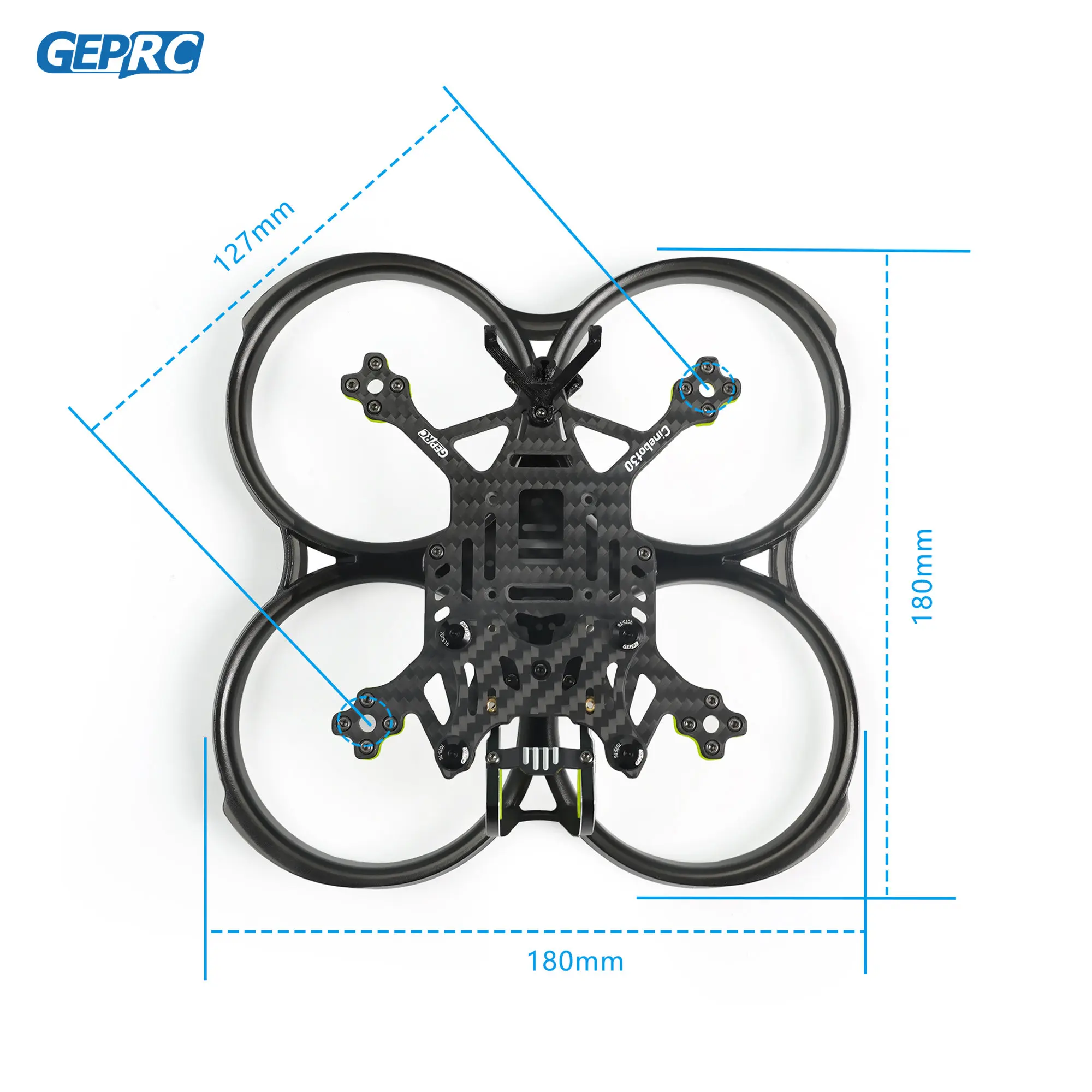 Parti del telaio GEPRC GEP-CT30 O3 Base per accessori per elica da 3 pollici Telaio per quadricottero FPV Freestyle RC Racing Drone Cinebot30