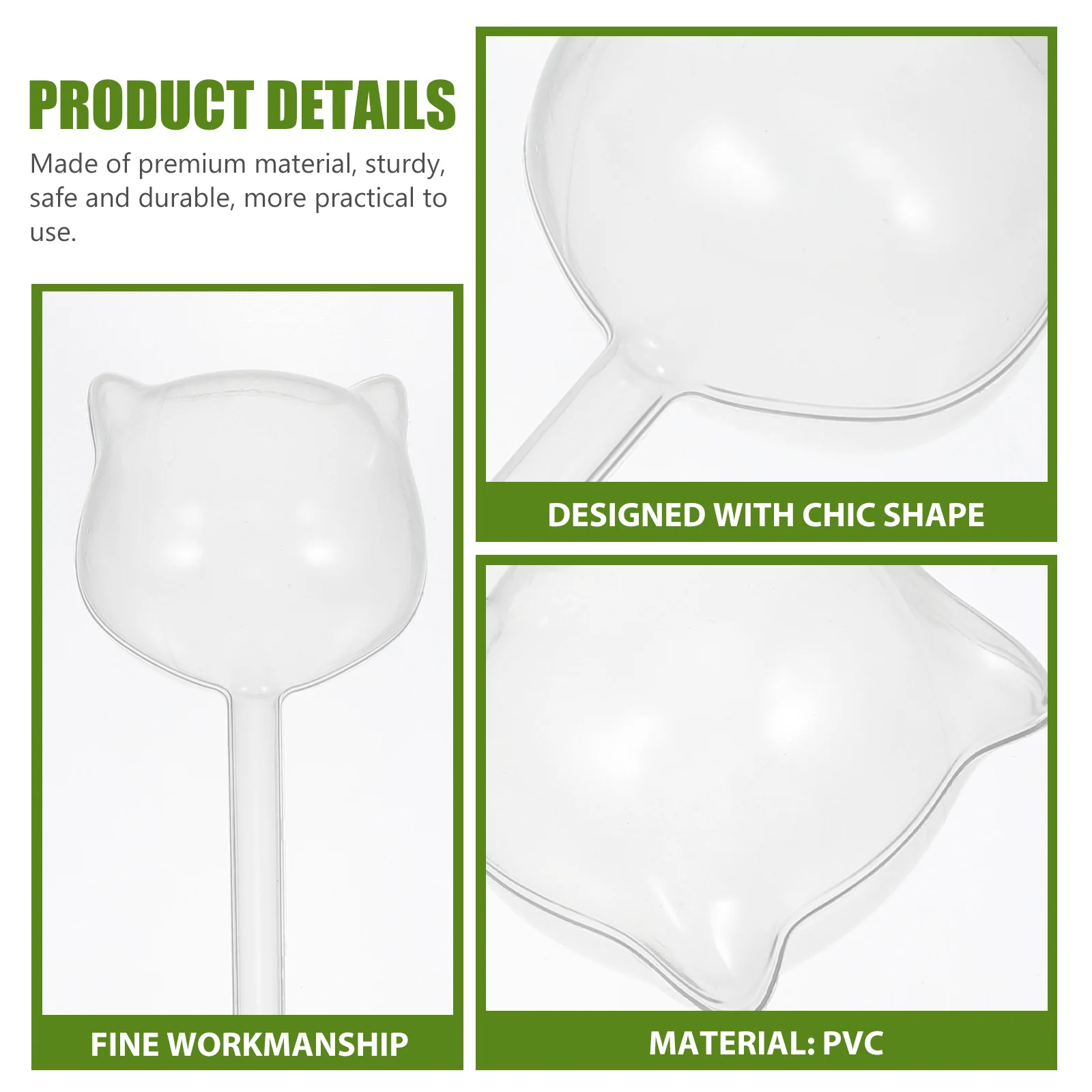 

5 Pcs Automatic Plant System Durable PVC Globes for Houseplants Self Bulbs Garden Irrigation