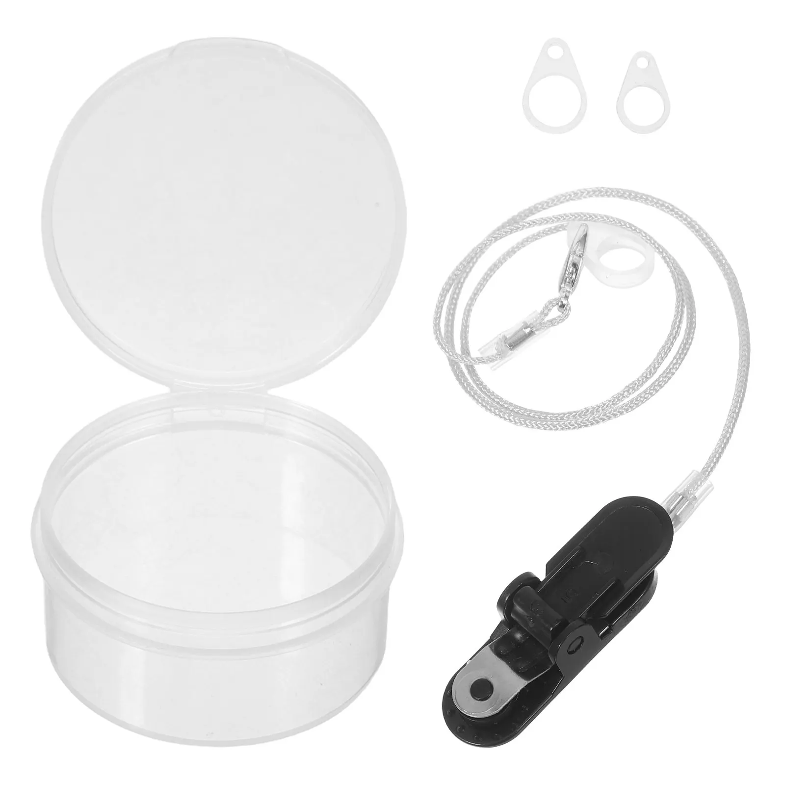 Anti-loss Hearing Amplifier Lanyard Clip Hearing Aid Retention Clips Adjustable Length Protective Rope