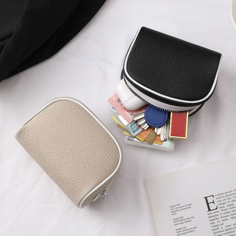 

New Fashion Ladies PU Leather Mini Wallet Card Key Holder Zipper Coin Purse Storage Bag Clutch Bag Small Money Bag
