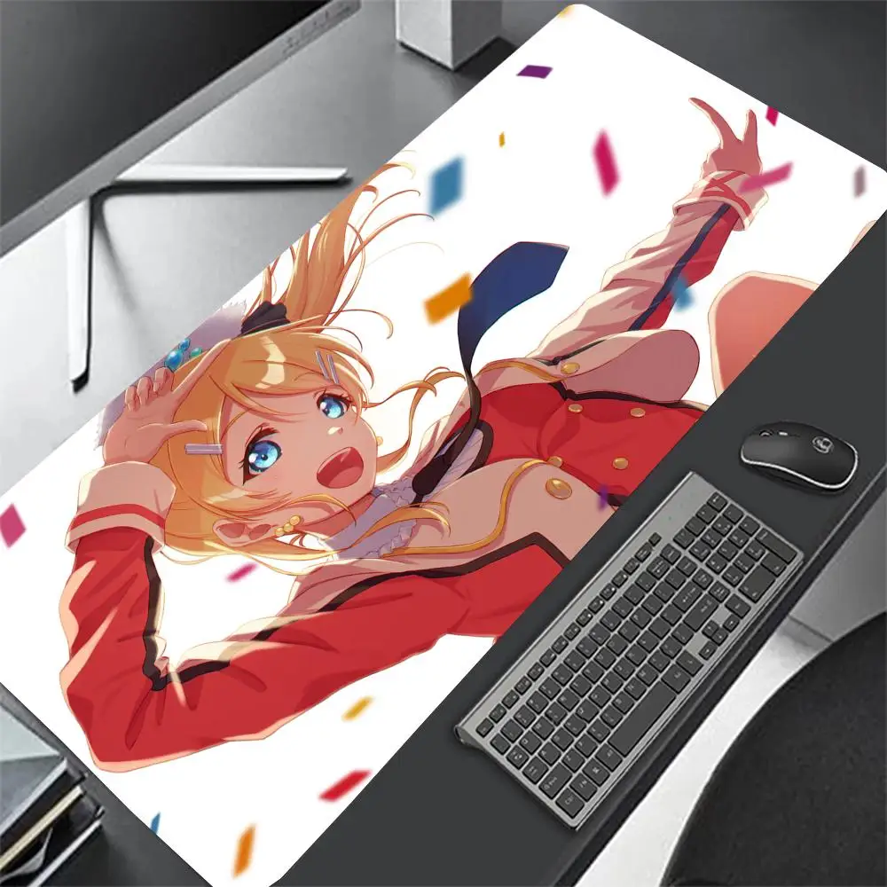 Anime LoveLive Ayase Eli Mousepad Large Gaming Mouse Pad LockEdge Thickened Computer Keyboard Table Desk Mat