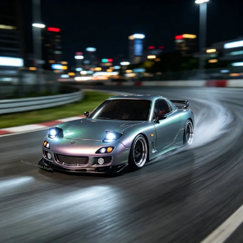 1/10 TT02 Chassis RC Drift Car 4WD On‑Road Race Model LED Lights RTR RC Vehicle For Adult Hobby Racers