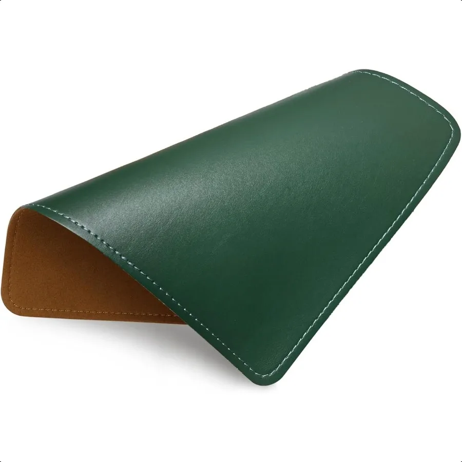 

Mouse Pad PU Mouse PadLeather Mouse Pad with Stitched Edge MicroFiber Base with NonSlip WaterproofMouse Pad for ComputersLaptop