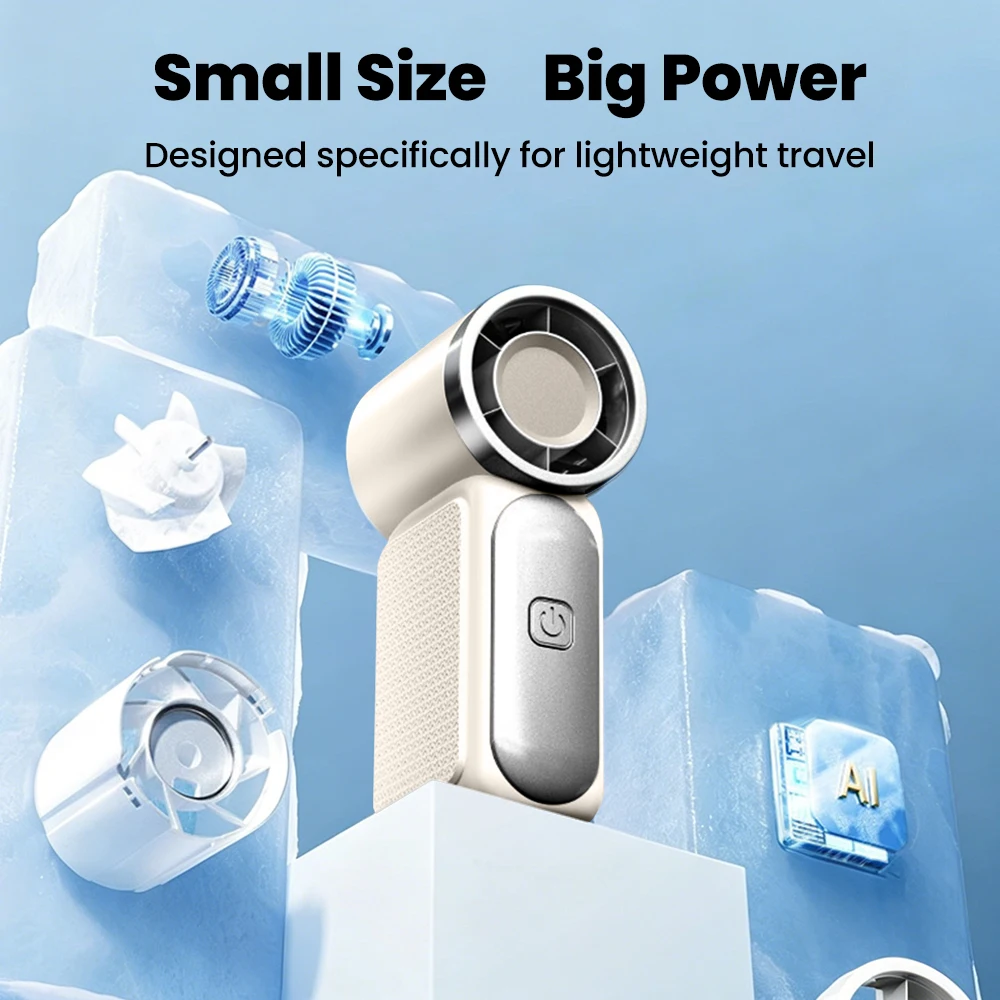 Handheld Mini Fan Type-C Recha - огляд і ціна Phone Cooling Fan