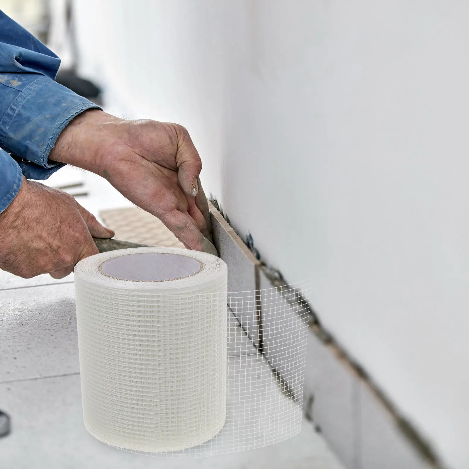 

Self Adhesive Mesh Tape Drywall Corner Seam Fiberglass Repair Products Crack Protection Interior Exterior Walls Garden Supplies