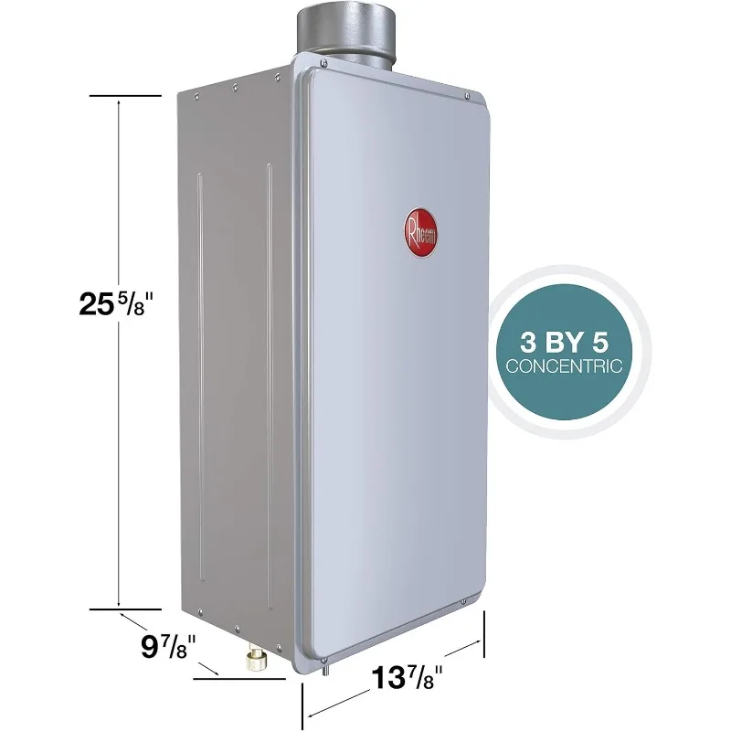 Rheem Mid-Efficiency 7.0GPM Indoor Natural Gas Tankless Water Heater