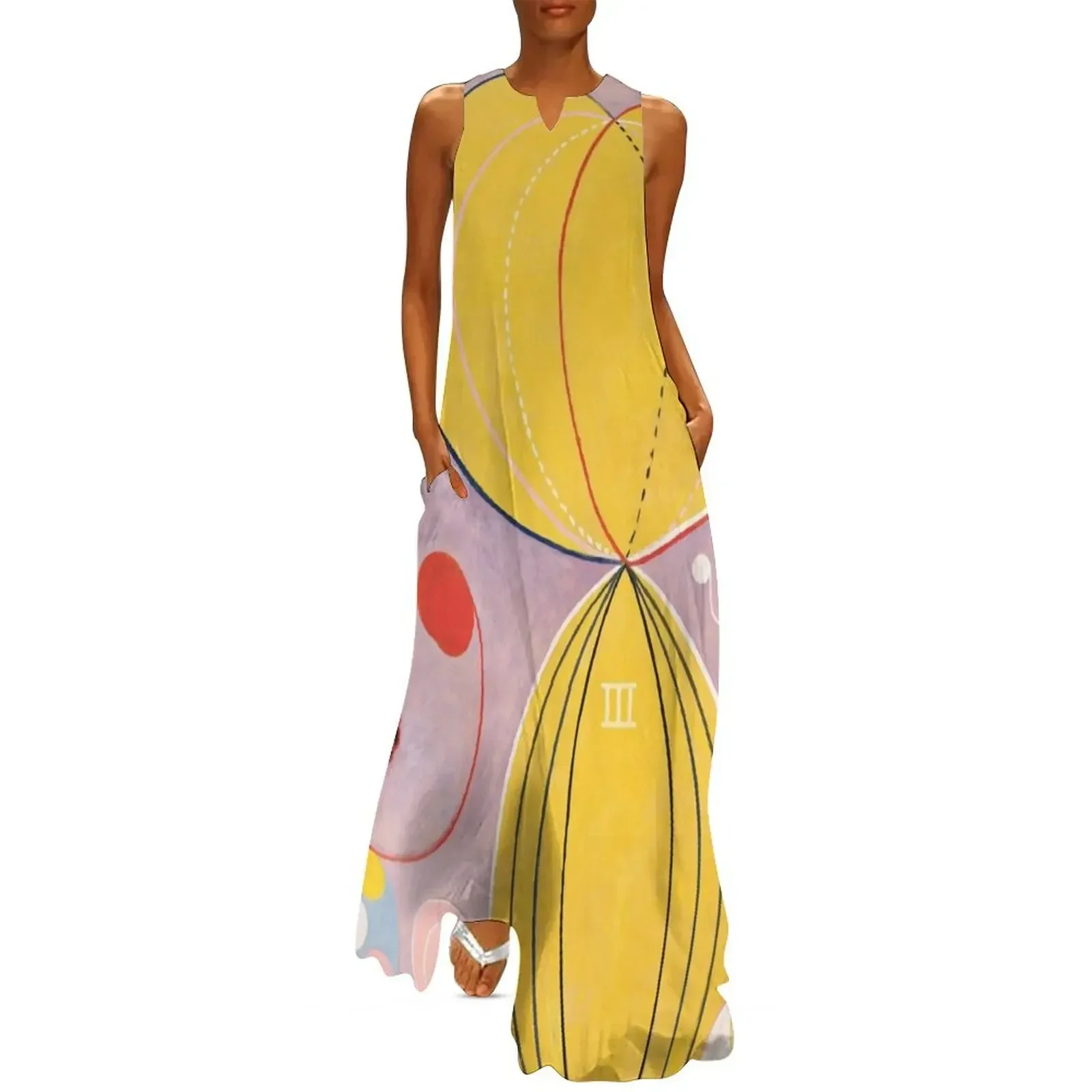 

HD Adulthood, Group IV, by Hilma af Klint 1907 HIGH DEFINITION Long Dress cocktail dresses Dress
