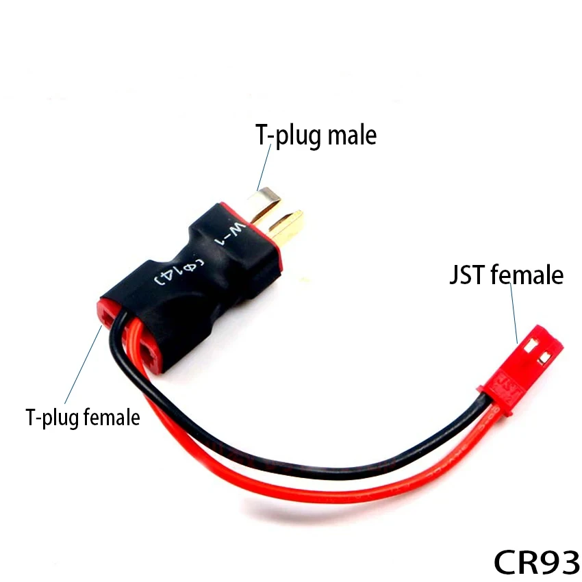 1pcs XT60 XT T plug Female to Male JST Male / Female Adapter For RC Helicopter Quadcopter LiPo Battery Plug Connector