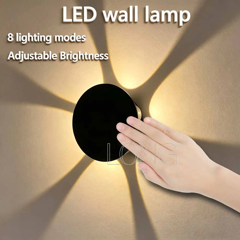 

IP65 Waterproof Wall Light Dimmable 3000K 4000K 6000K Modern Nordic LED Wall Sconce Surface Mounted for Balcony Staircase Porch