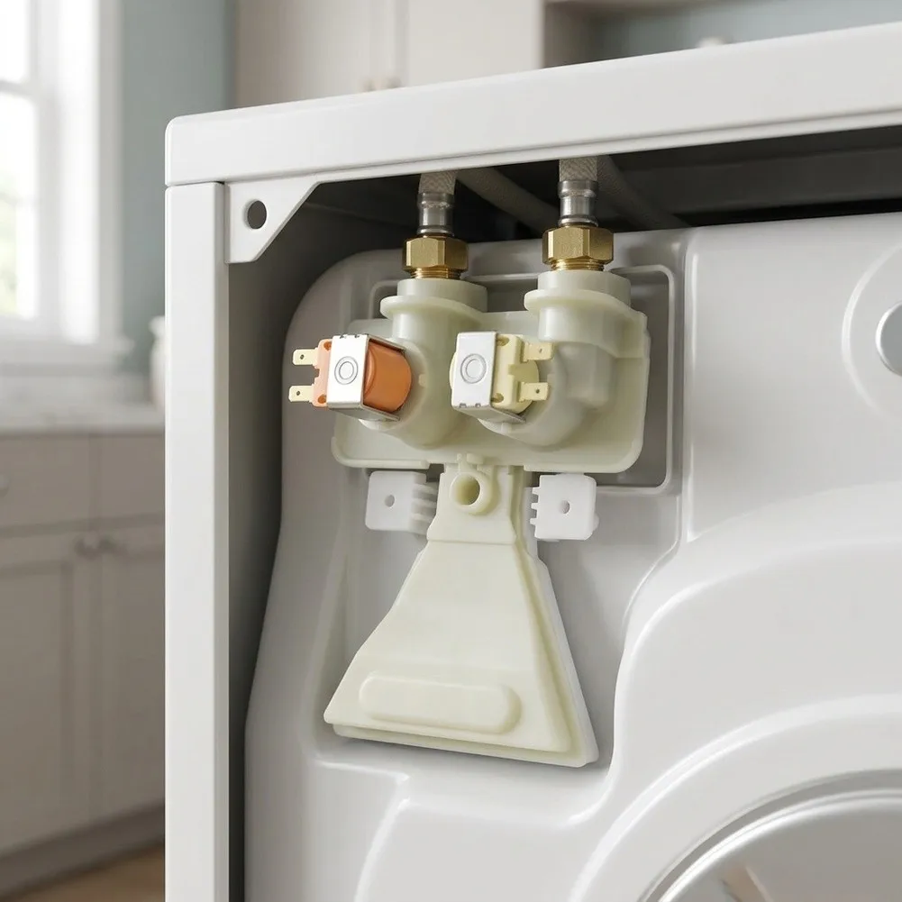 Hot Cold Water Valve Dual Water Inlet Valve For Fixing Water Leakage Leak Resistant Design High Usage Durability