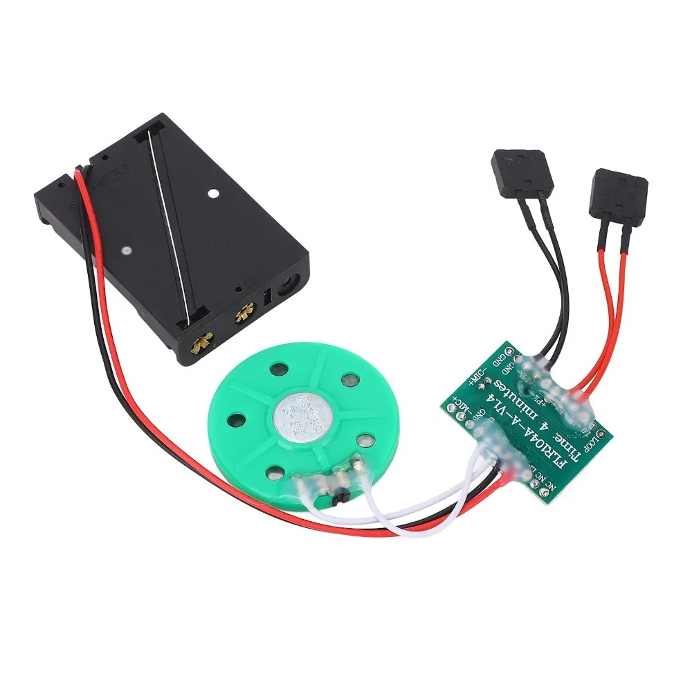 4 Minutes Recording Sound Module Single Loop Button Control Voice Recording Module Repeatable Recording Recordable Chip Crafts