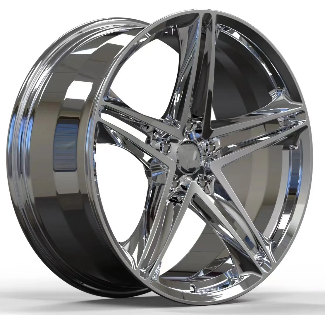 Weiya  15 16 17 18 19 20 21 22 23 24 26 inch custom 6061-T6 aluminum chrome monoblock forged wheels