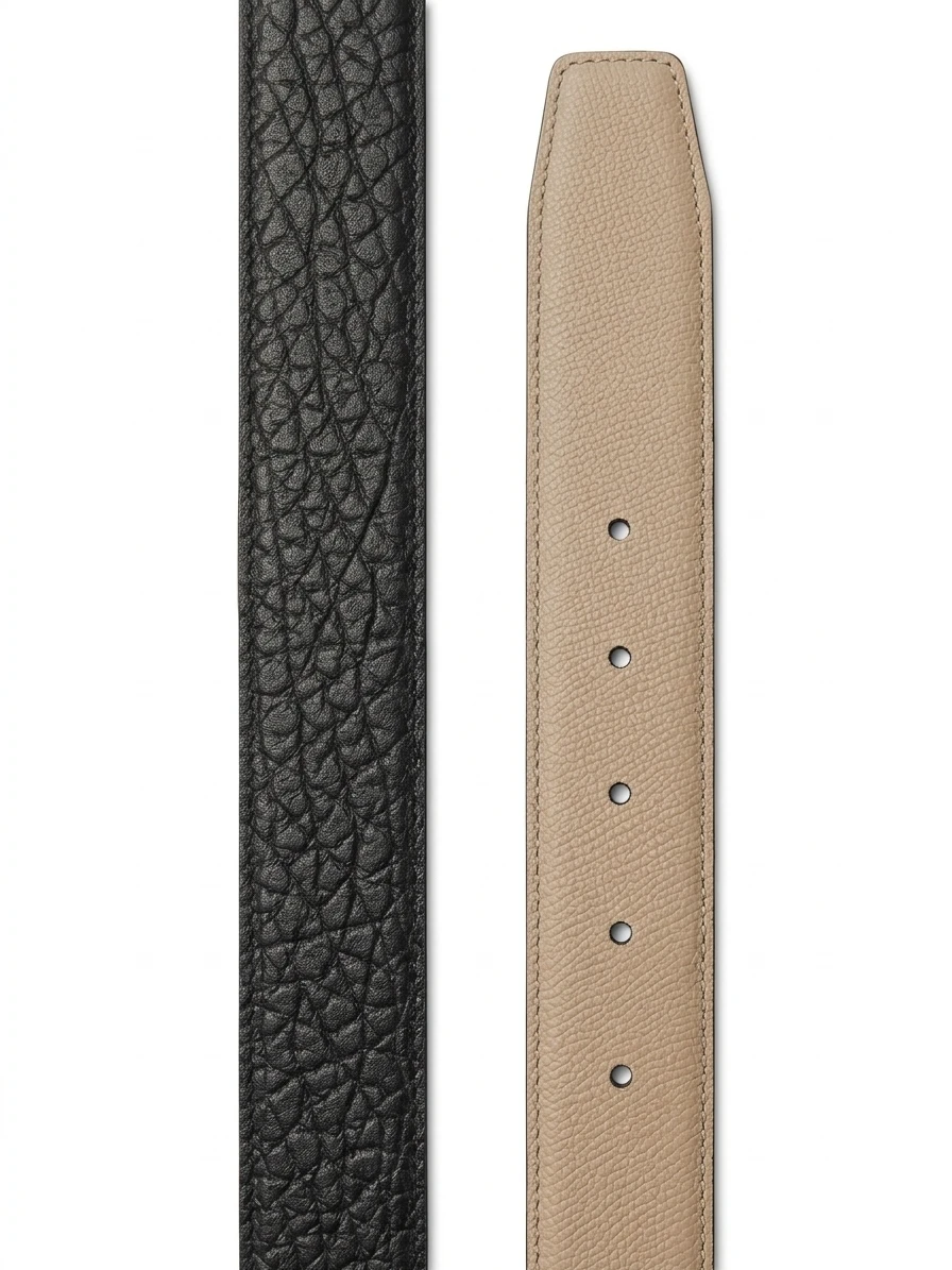 genuine-leather-reversible-belt-strap-without-buckle-35mm125i-replacement-dress-belt-for-men-women-double-sided-smooth-pebb
