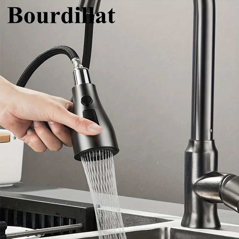 Bourdillat Kitchen Sink Pull Down Faucet Out Nozzle Replacement Part Sprayer Head Tap Spray Spout