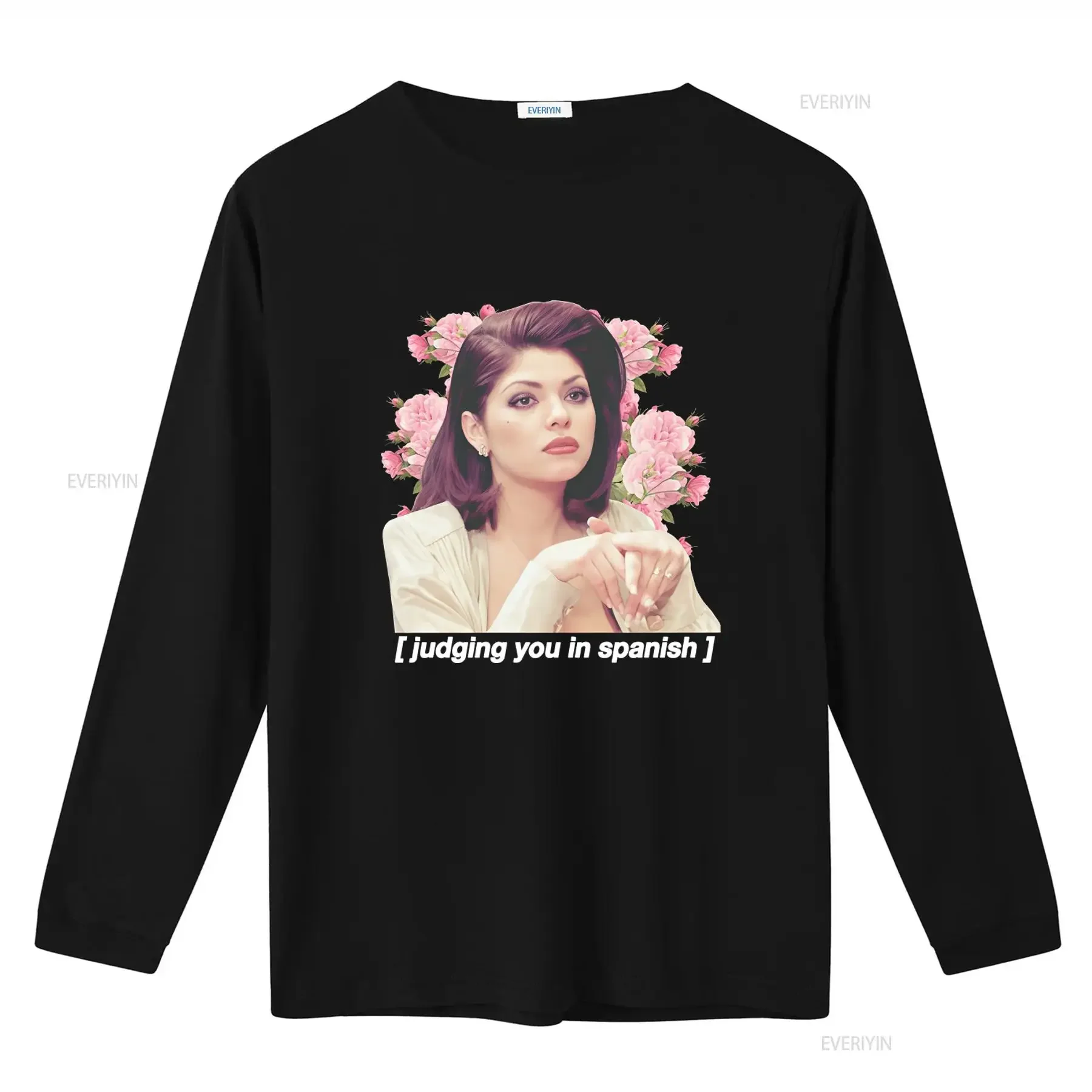 Judging You In Spanish Soraya Montenegro Fashion Fit T Shirt Stylish Print vintage Washed Slightly Soft Breathable Unisex