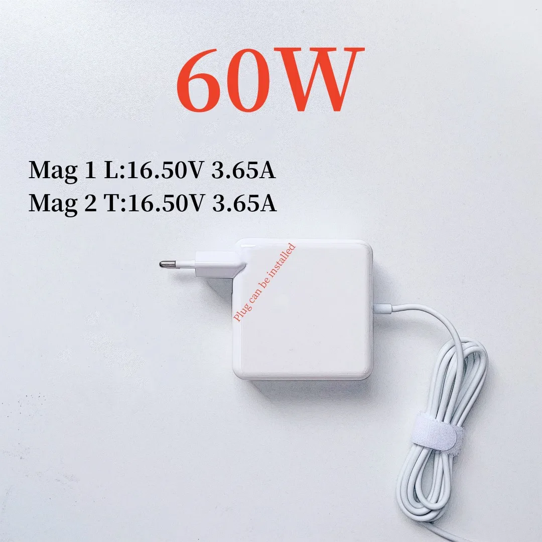 Compatible with MacBook Pro 60W MAG 2-T MAG 1-L Charger Power Supply for MacBook Pro/Air 11 and 13 Inch Fast Charger A1425 A1181