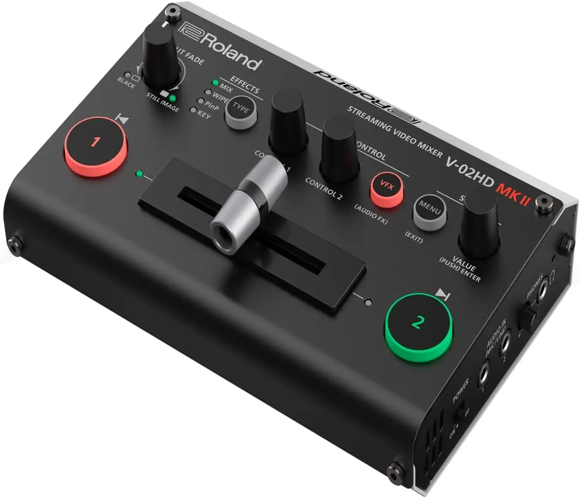 V-02HD MK II-Mixer Video Streaming-solusi Streaming langsung dua kamera paling mudah di dunia. Ideal