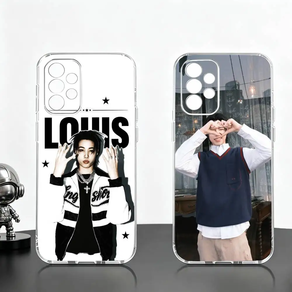 Louis LNGSHOT  Phone Case For Samsung S25,S24,S21,S22,S23,S30,Ultra,S20,Plus,Fe Transparent Cover