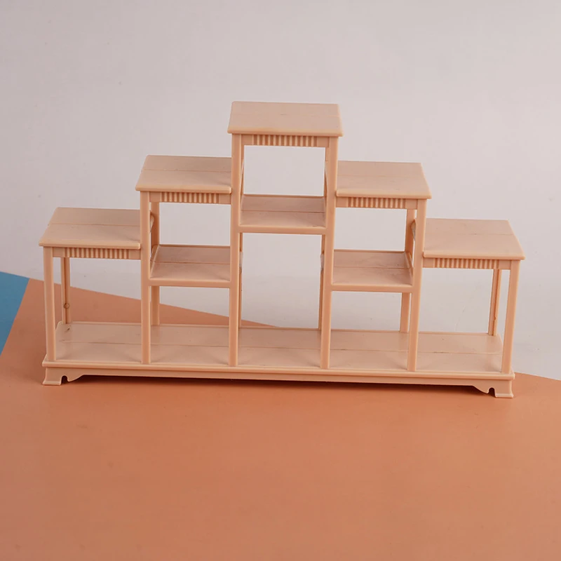 New 1 Piece Doll House Simulation Bogu Frame Model Miniature Living Room Storage Rack Display Cabinet Ornaments DIY Accessories