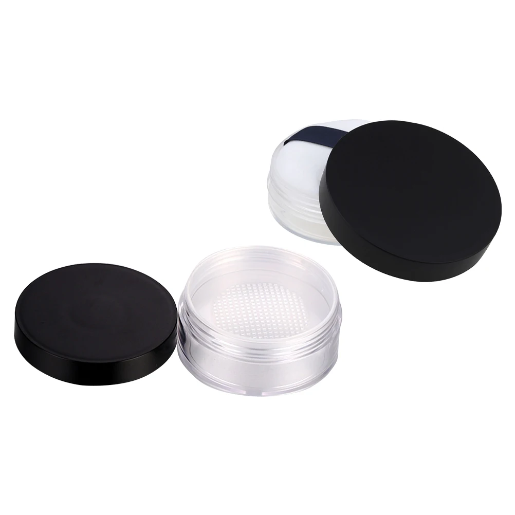 

Empty Packing Boxes Portable Loose Powder Containers PP Makeup Travel Case Protective Storage Solutions For Home Salon Use