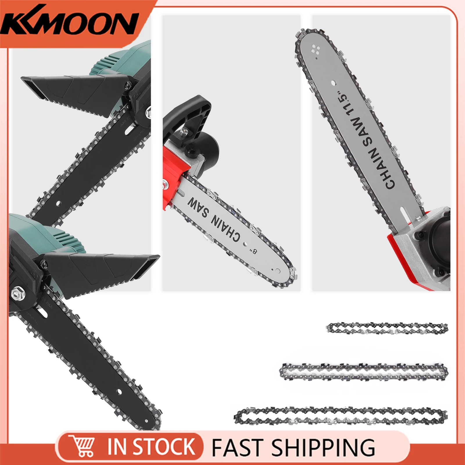 

Mini 6 Inch Steel Chainsaw Chains Electric Chainsaws Accessory Chains Replacement Fine Quality Materia Better Wear Resistance