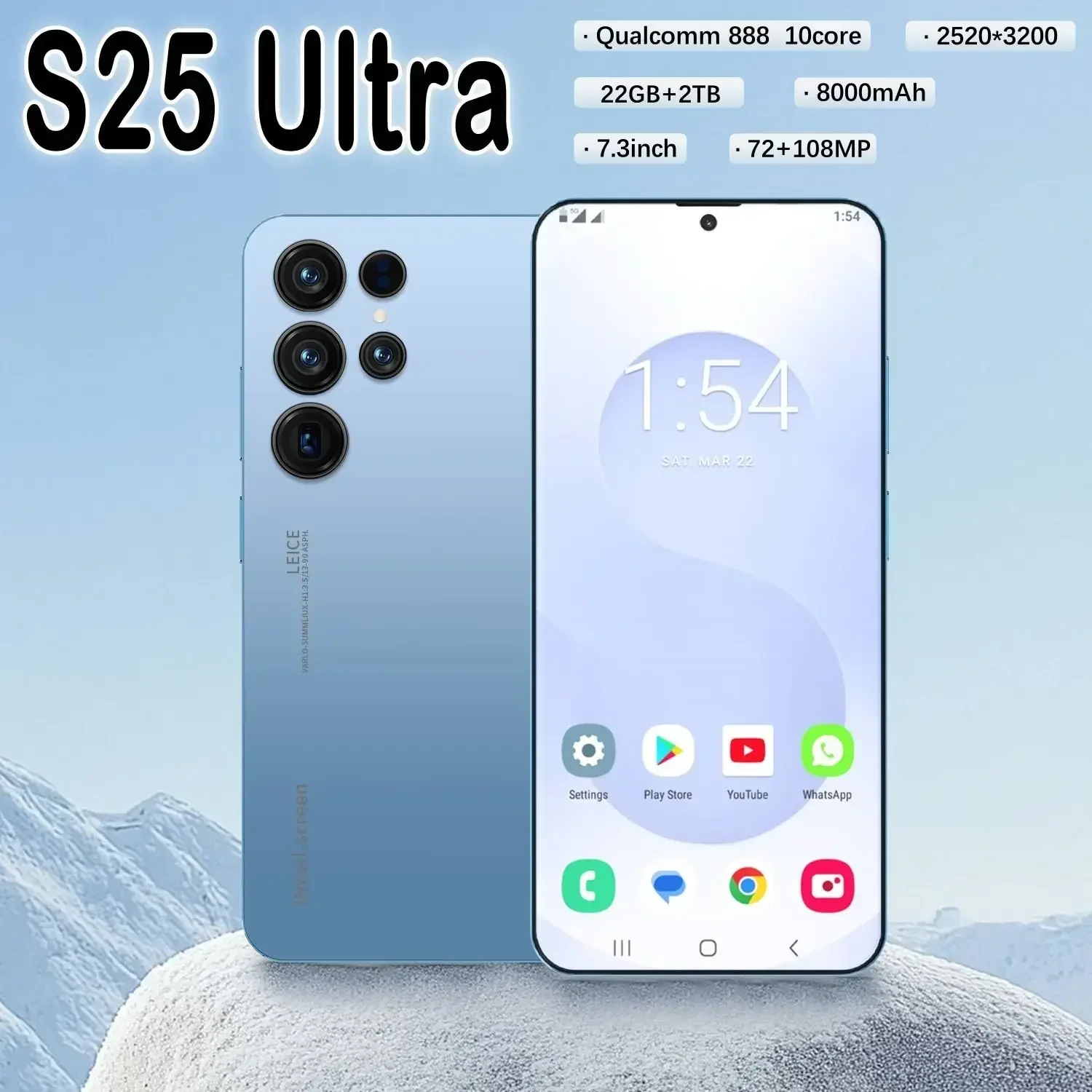 

HOT 2025 new S25 Ultra original intelligent 5G dual card dual standby Android 14 system global version 7800mAh battery