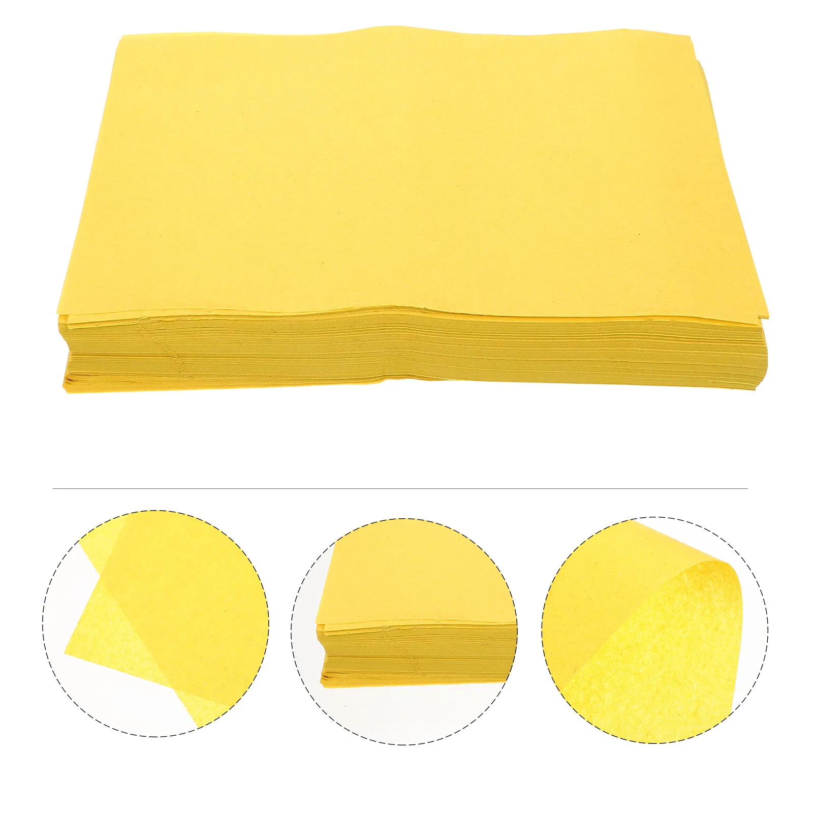 

500 шт. Желтые поминальные бирки для даров и подношений предкам, бумага для сжигания, принадлежности для дневников