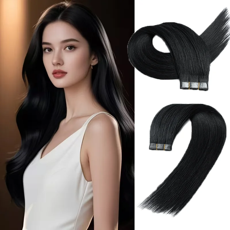 

PU Skin Weft Long Tape Weft Tape In Weft Hair Extensions Human Hair PU Long Weft Tape In Hair Extensions for Woman Easy To Wear
