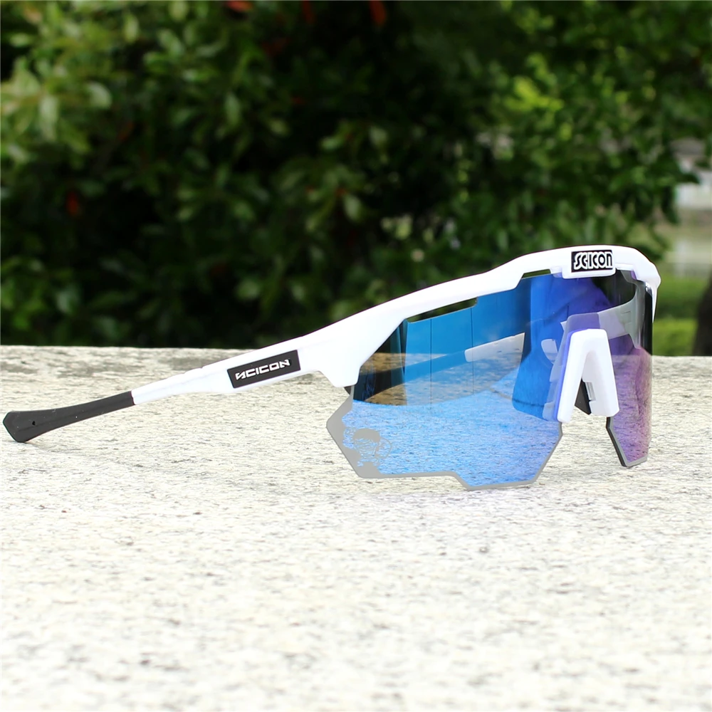 Lunettes de soleil de cyclisme SCICON AEROSHADE KUNKEN UV400, lunettes de sport de plein air pour hommes, lunettes de vélo de route VTT, lunettes pour femmes