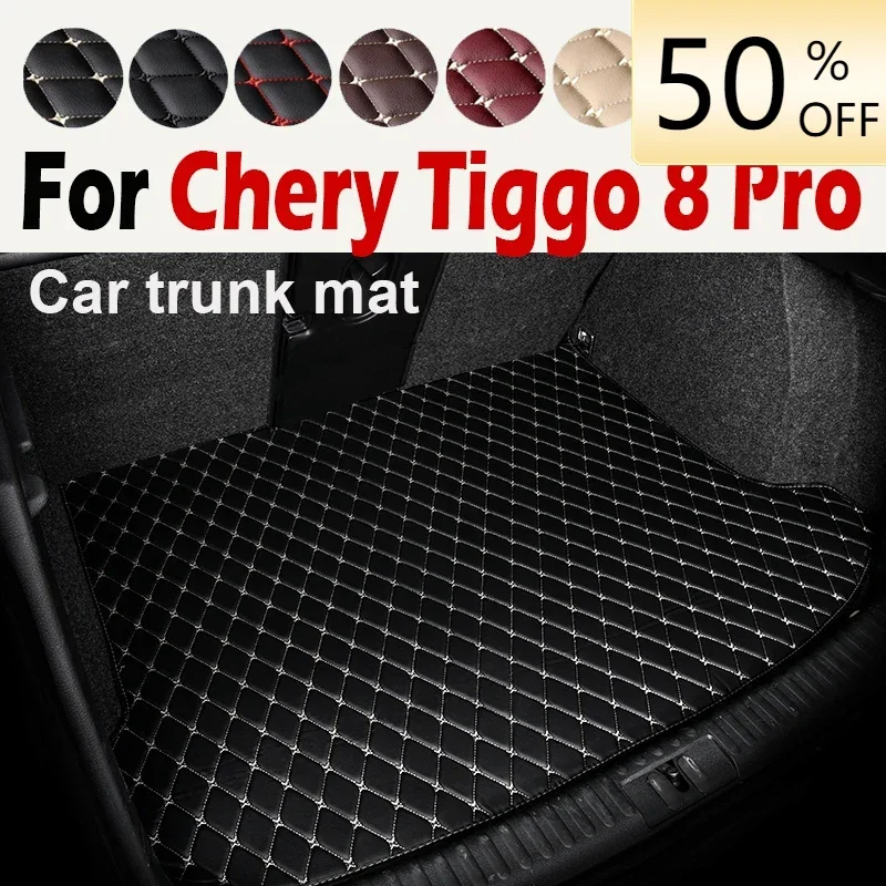 Car Trunk Mat For Chery Tiggo 8 Pro 7-Seat 2022 2023 Custom Car Accessories Auto Interior Decoration