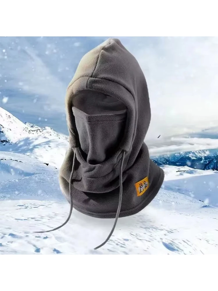 AliExpress NONE Winter Warm Hat with Mask and Neck Warmer 3-in-1 Windproof Balaclava for Men and Women Cycling Cold Weather Protection